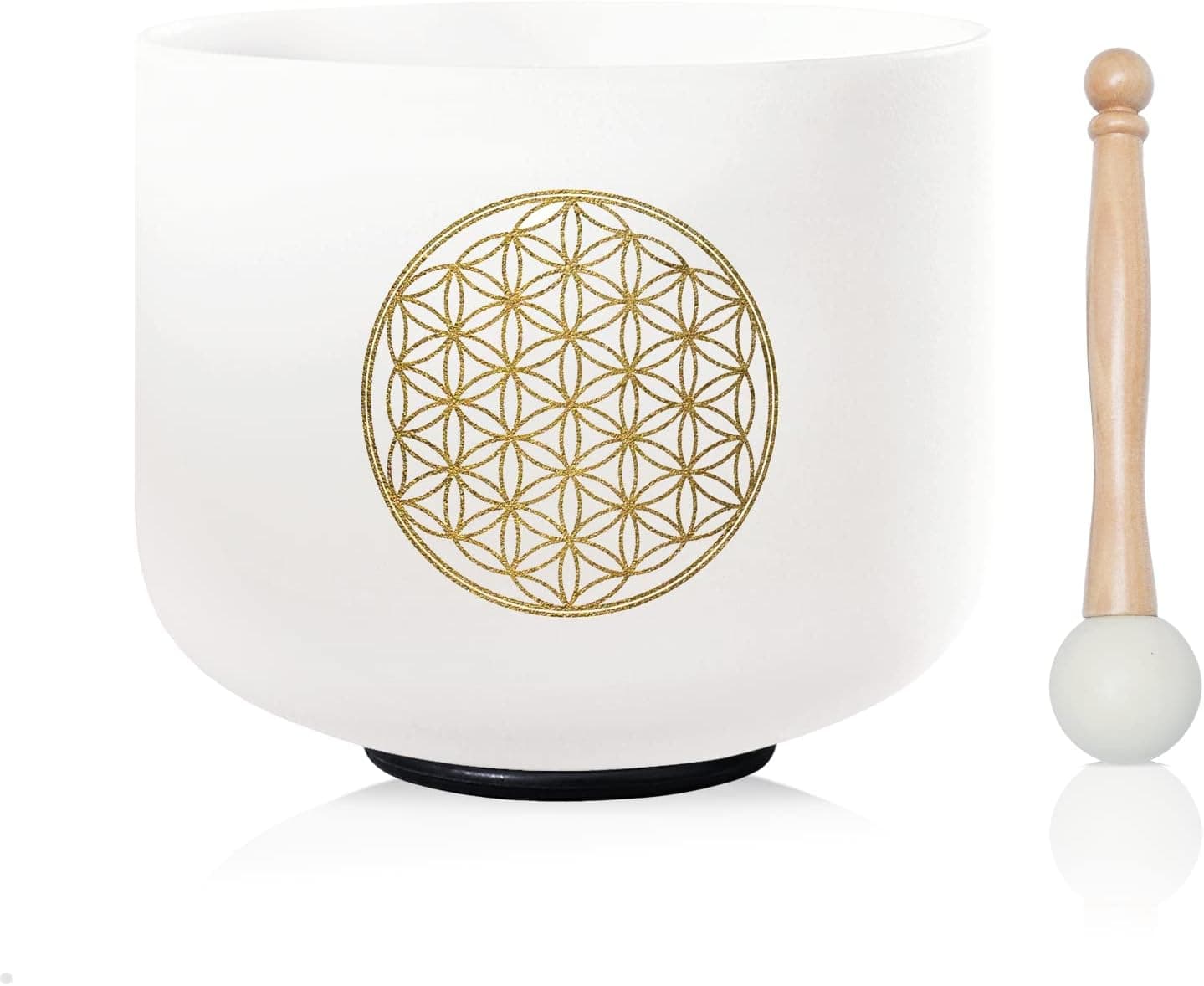 Flower Of Life Crystal Singing Bowl