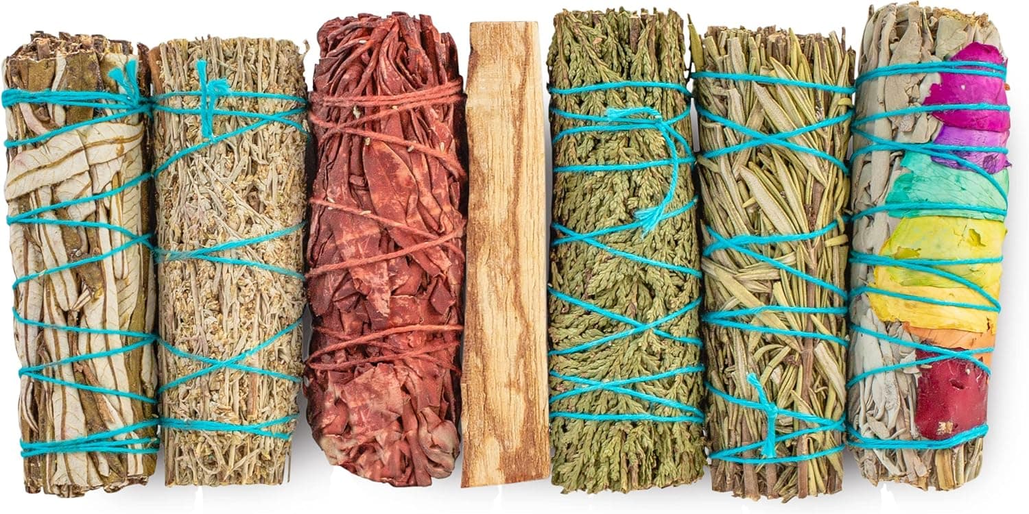 7 Sage Smudge Kit with Blue Sage